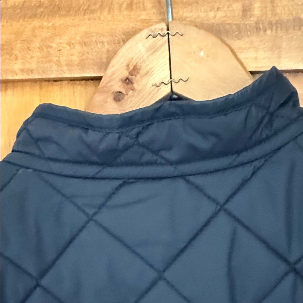 Gap Quilted Vest Y2K Mandarin Collar Large - Picture 7 of 9